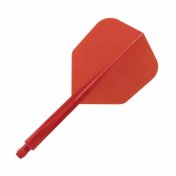 Plumas Condor Axe Shape Rojo Largo 33.5mm 3 Uds. 