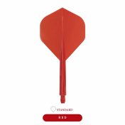 Plumas Condor Axe Standard Rojo Largo 33.5mm 3 Uds.  - 2