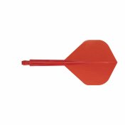 Plumas Condor Axe Standard Rojo Largo 33.5mm 3 Uds.  - 3