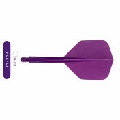Plumas Condor Axe Shape Morada S 21.5mm 3 Uds.  - 2