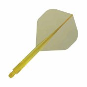 Plumas Condor Axe Standard Amarillo Claro S 21.5mm 3 Uds. 