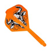 Plumas Condor Axe Standard Aussie Bull Naranja M 27.5m 3 Uds.   - 1