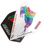 Plumas Flights Red Dragon Snakebite Yin Yang 2 sets 6 plumas  - 4