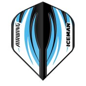 Plumas Red Dragon Airwing Gerwyn Price Negro Azul Standard - 3