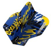 Plumas Flights Red Dragon Luke Humphries Graffiti Blue H/core  - 3