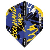 Plumas Flights Red Dragon Luke Humphries Graffiti Blue H/core  - 1