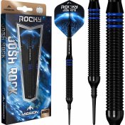 Dardos Mission Rocky Josh Rock Negro Azul Brass18g  - 3