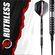 Juego Dardos Ruthless Night Hawk BW Negro 90% 18g  - 2