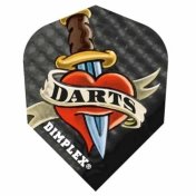 Plumas Harrows Darts Dimplex Dagger And Heart - 1