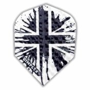 Plumas Harrows Darts Dimplex Union Jack Paint Splat - 1