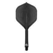 Plumas Shot Darts Deck System Negra  - 3