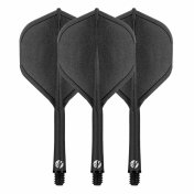 Plumas Shot Darts Deck System Negra  - 1