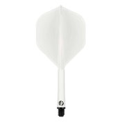 Plumas Shot Darts Deck System Blanca - 2