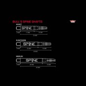 Cañas Bulls Spine Shaft Rojo - 3