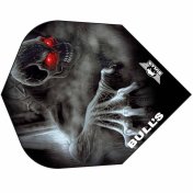 Plumas Bulls Darts Phantom 100 No6 Shape Rojo - 3