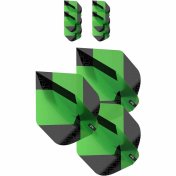 Plumas Target Tag Black Green (3 Sets) No2 - 3