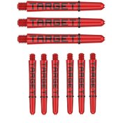   Cañas Target Pro Grip Tag Shaft Med 3 sets Red Black (48mm) - 3