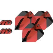 Plumas Target Tag Black Red (3 Sets) No6 - 1