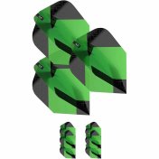 Plumas Target Tag Black Green (3 Sets) Ultra Ten - X - 3