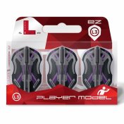 Plumas Champagne Flights L-Style L3EZ Standard Mike Valentin V3 Blanco Transparente - 4