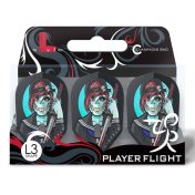 Plumas Champagne Flights L-Style L3PRO Shape Ludo Le Mat Negra - 3