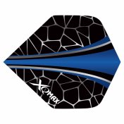Plumas Flights XQMax Pet Darts Standard Blue Crackle - 2