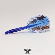 Plumas Condor Axe Standard Matt Campbell Ginja Ninja Azul S 21.5mm 3 Uds. Negro  - 4