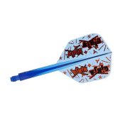 Plumas Condor Axe Shape Matt Campbell Ginja Ninja Azul M 27.5mm 3 Uds. Negro  - 1