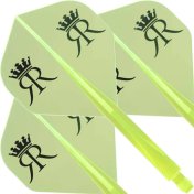 Plumas Condor Axe Standard Double R Amarillo L 33.5mm 3 Uds.  - 3