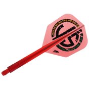 Plumas Condor Axe Special One 3 Shape Clear Red L 33.5mm 3 Uds.  - 2