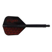 Plumas Condor Axe Shape The Gentle Black M 27.5mm 3 Uds. - 2