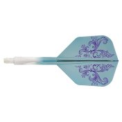 Plumas Condor Axe Shape Charm Rosa Kwok Blue L 33.5mm 3 Uds. - 3