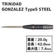 Dardos Trinidad Darts Gonzalez Type 5 P. Metal 90% 20g - 3