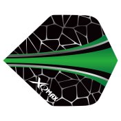 Plumas Flights XQMax Pet Darts Standard Green Crackle - 2
