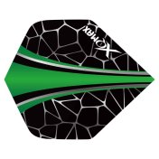 Plumas Flights XQMax Pet Darts Standard Green Crackle - 3