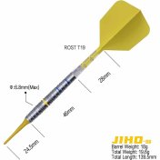 Dardos Cuesoul Jiho S6 Soft tip 90% 20g - 4