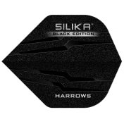 Plumas Harrows Darts Flights No2 Silika Black   - 2