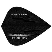 Plumas Harrows Darts Flights Kite Silika Black   - 3