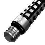 Cañas Mission Aluminio Atom 13 Shaft Natural Black 41mm - 2