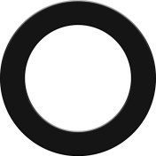 Surround Designa Dartboard Heavy Duty Plain Negro - 1