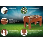 Futbolin Profi Soccer Deluxe Jugador Plastico - 7