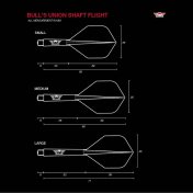 Plumas Bulls Darts Union Flights System Blanca No2 - 4