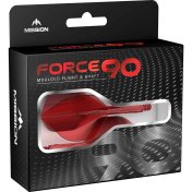 Plumas Mission Force 90 Gradient No2 Rojo Transparente - 3