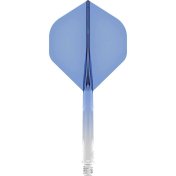 Plumas Mission Force 90 Gradient No2 Azul Transparente - 1