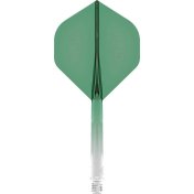 Plumas Mission Force 90 Gradient No2 Verde Transparente - 1