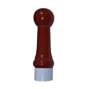 Puño Futbolin Bola Barnizado Barra 14 mm - 1