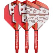 Plumas Target Stephen Bunting (1 Sets) Plumas + Cañas Short - 1