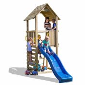 Parque infantil de jardín de madera con tobogán Carol-1 - 1