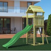 Fungoo Gaia TL Parque infantil de jardín de madera con tobogán - 4