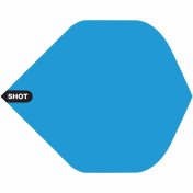 Plumas Shot Darts Plain Nº2 Azul - 3